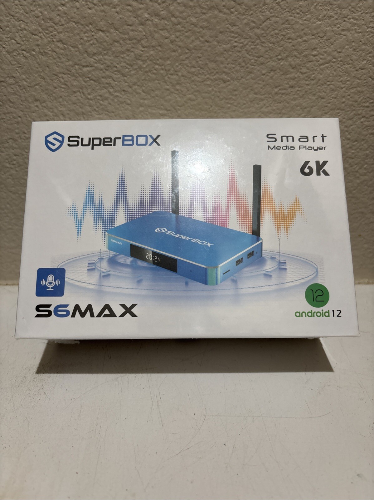 NEW 2025 Model-SuperBox S6 Max, 6K UltraHD, BlueTooth Voice Command