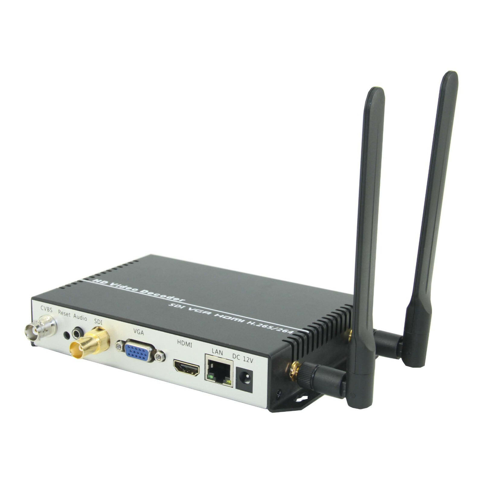 H.265 H.264 4K SDI/HDMI/VGA/CVBS transmitter IP wifi Decoder Stream receiver