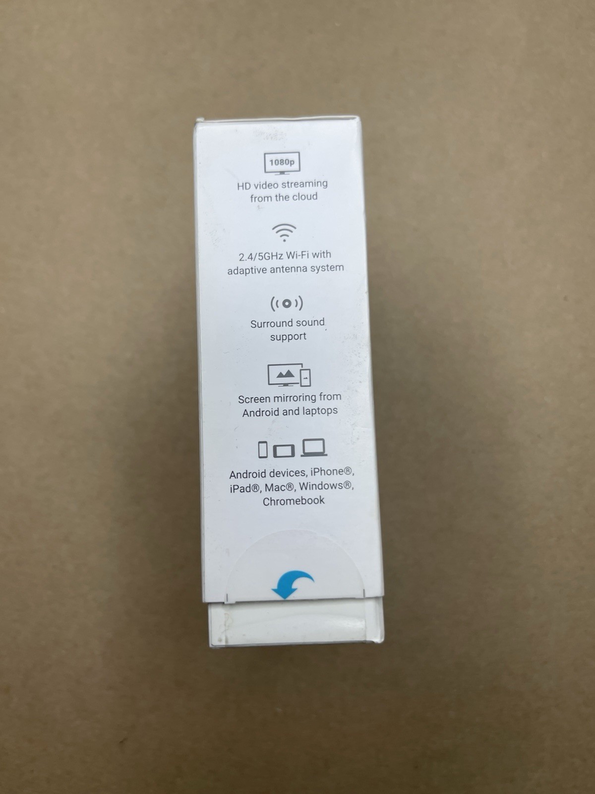 Google Chromecast HD Media Streamer GA3A00093-A14-Z01 New Opened