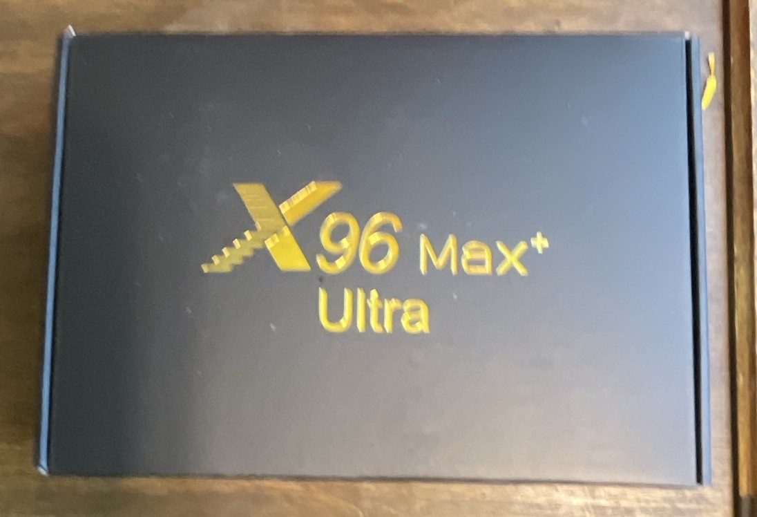 X96 Max+ Ultra Android TV Media Streamer Box, Black Streaming Player