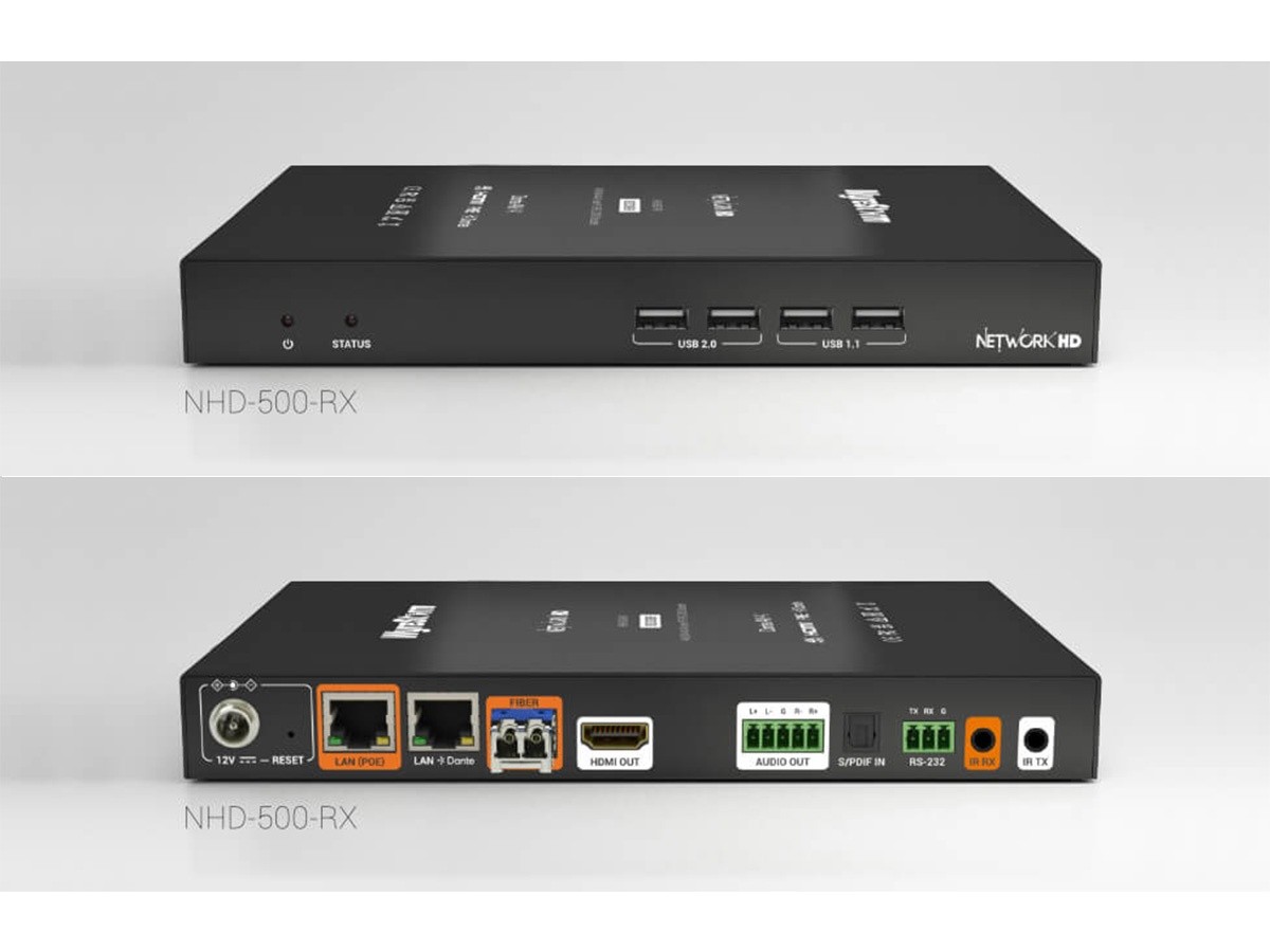 WyreStorm NHD-500-RX v2 Decoder 4K60 Over IP / Dolby Vision / Dante