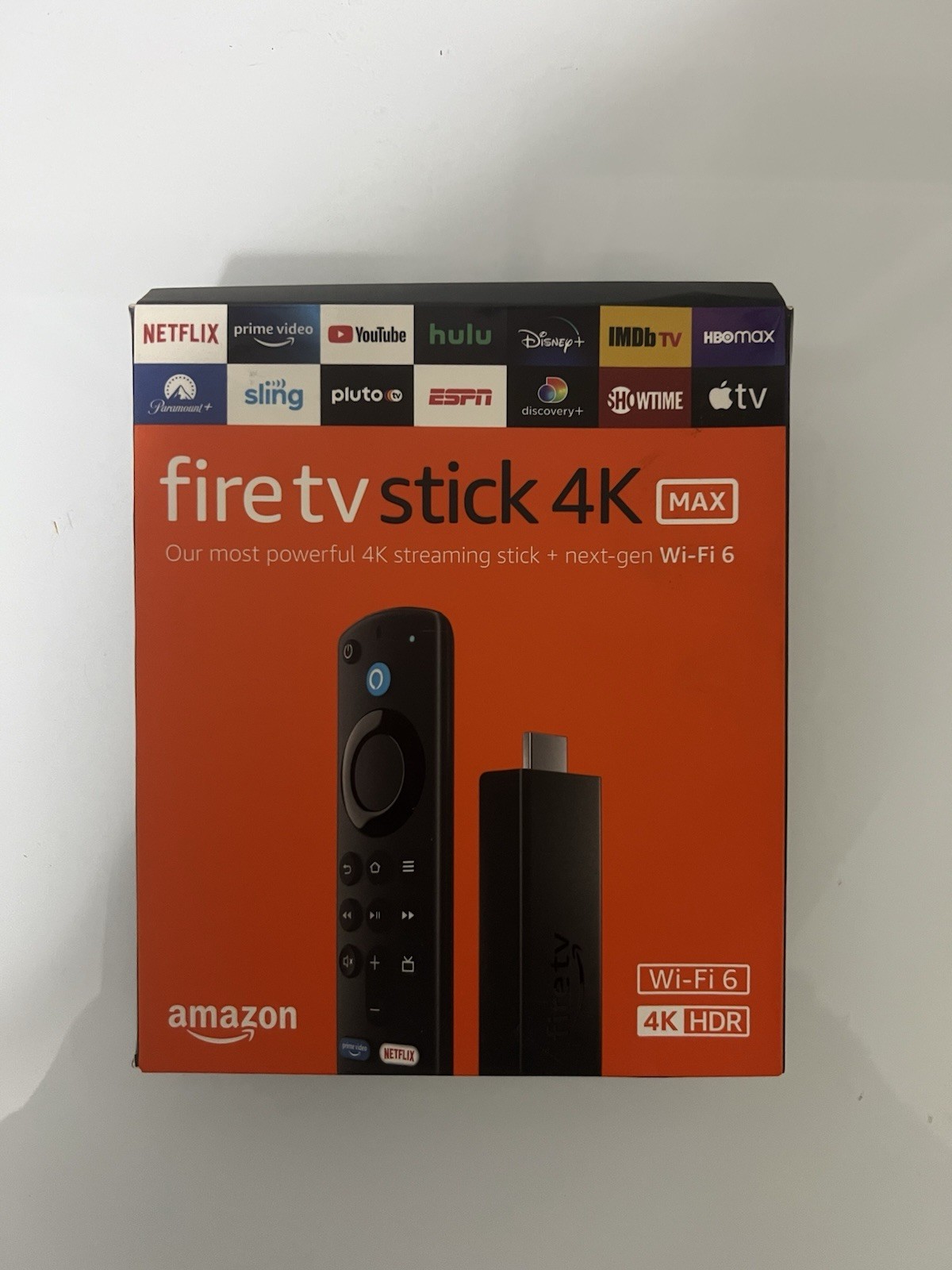 2022-2023 AMAZON FIRE TV Stick 4K MAX, Wi-Fi 6, Alexa Voice Remote. Brand NEW