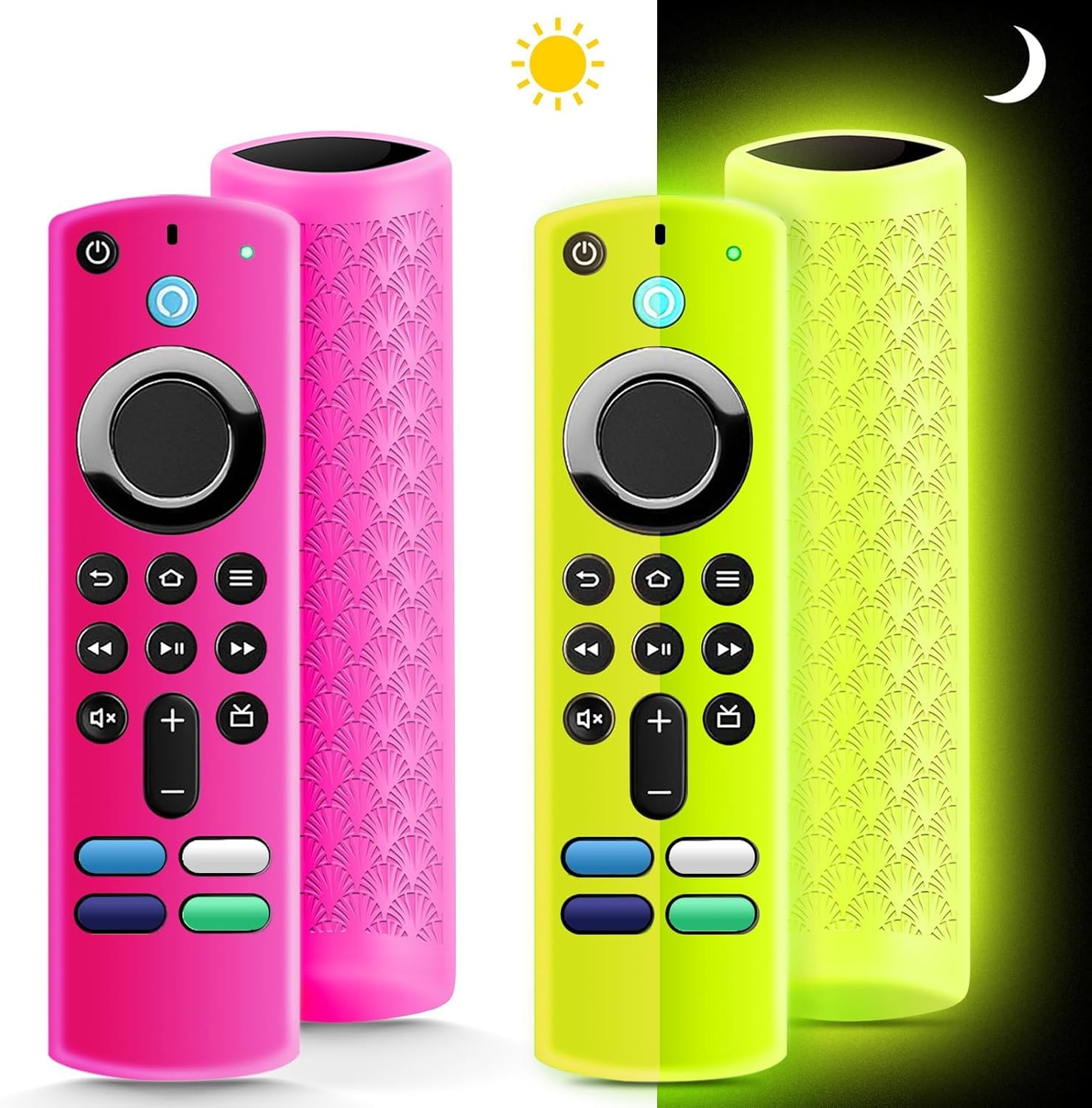 2 Pack – Fire Stick Remote Cover 3rd Gen with Alexa Voice Remote,Fire TV Remote
