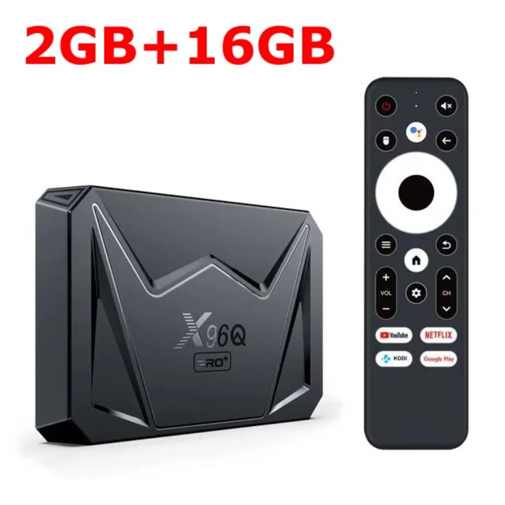 X96Q PRO Plus Android 14.0 TV Box 2GB 16GB Allwinner H728 Dual Wifi Set Top Box