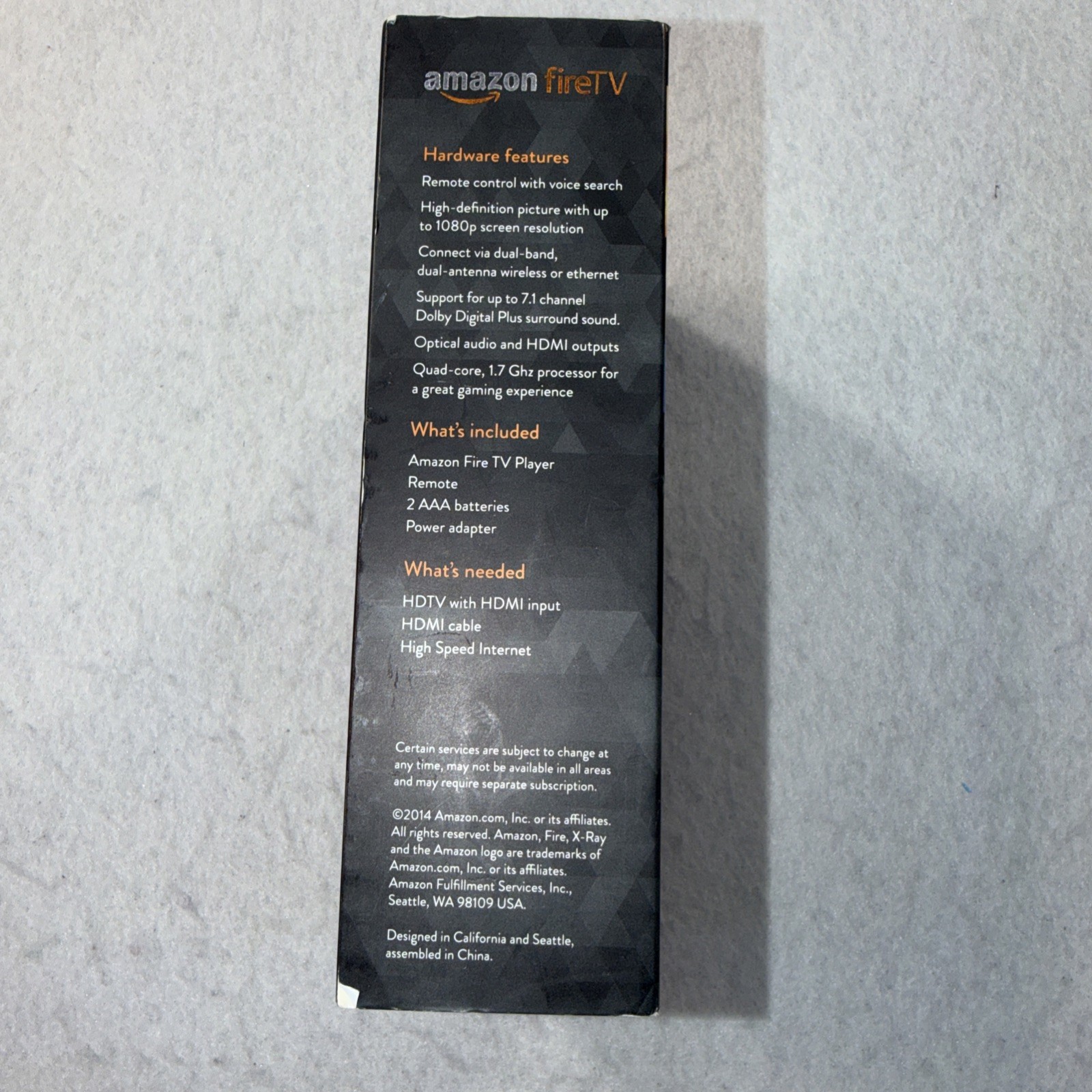 Amazon Fire TV 1st Gen 2014