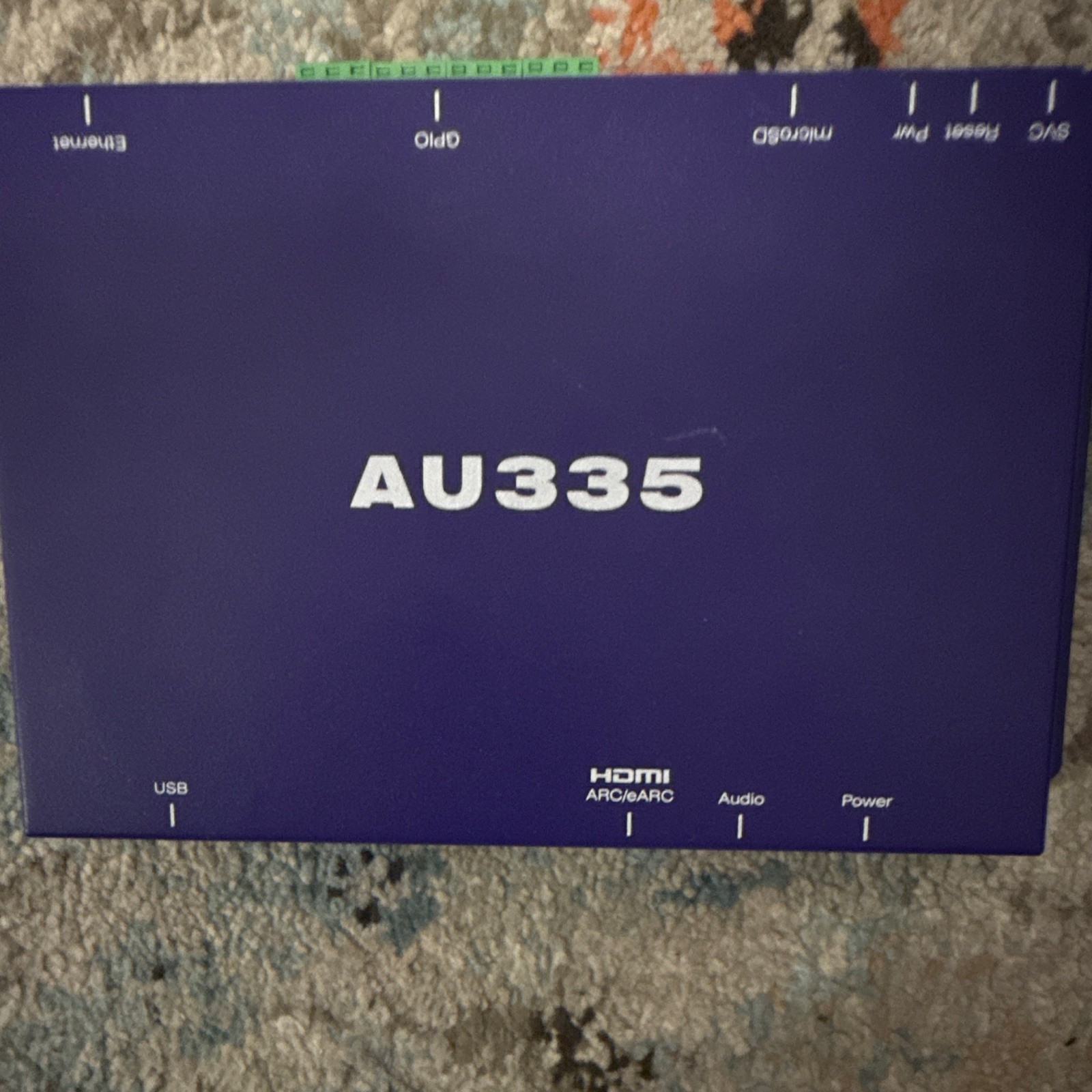 BrightSign AU335 Media Player Purple HDMI ARC/eARC Ethernet USB microSD