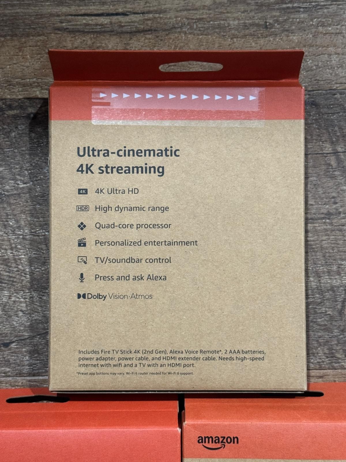 Lot of 5 Amazon Fire TV Stick 4K – 8GB WiFi 6 – Second Generation – Ships FREE