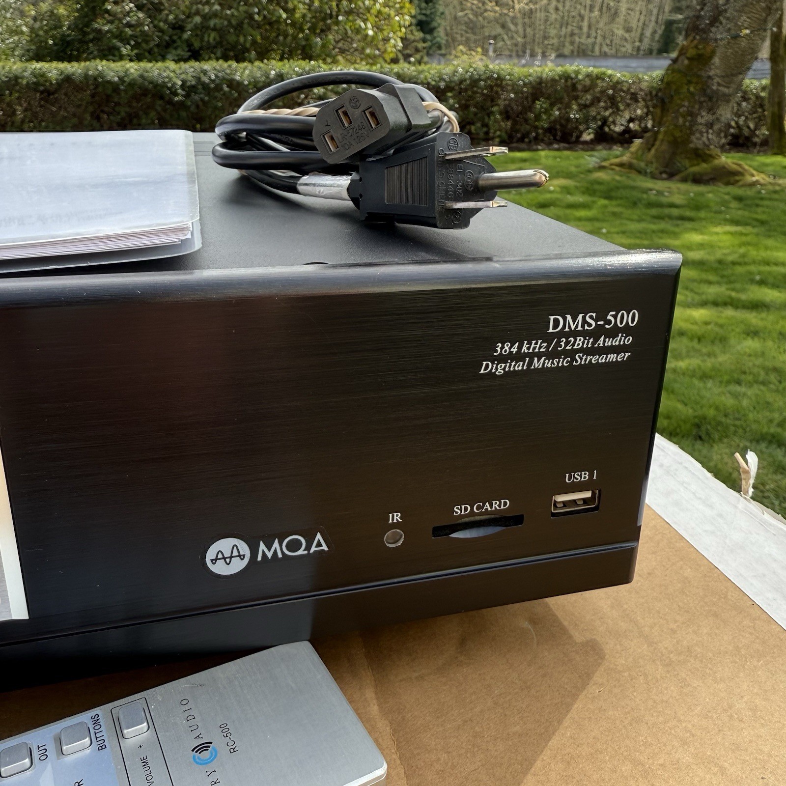 Cary Audio DMS-500 Black Network Player w/Remote Original Box