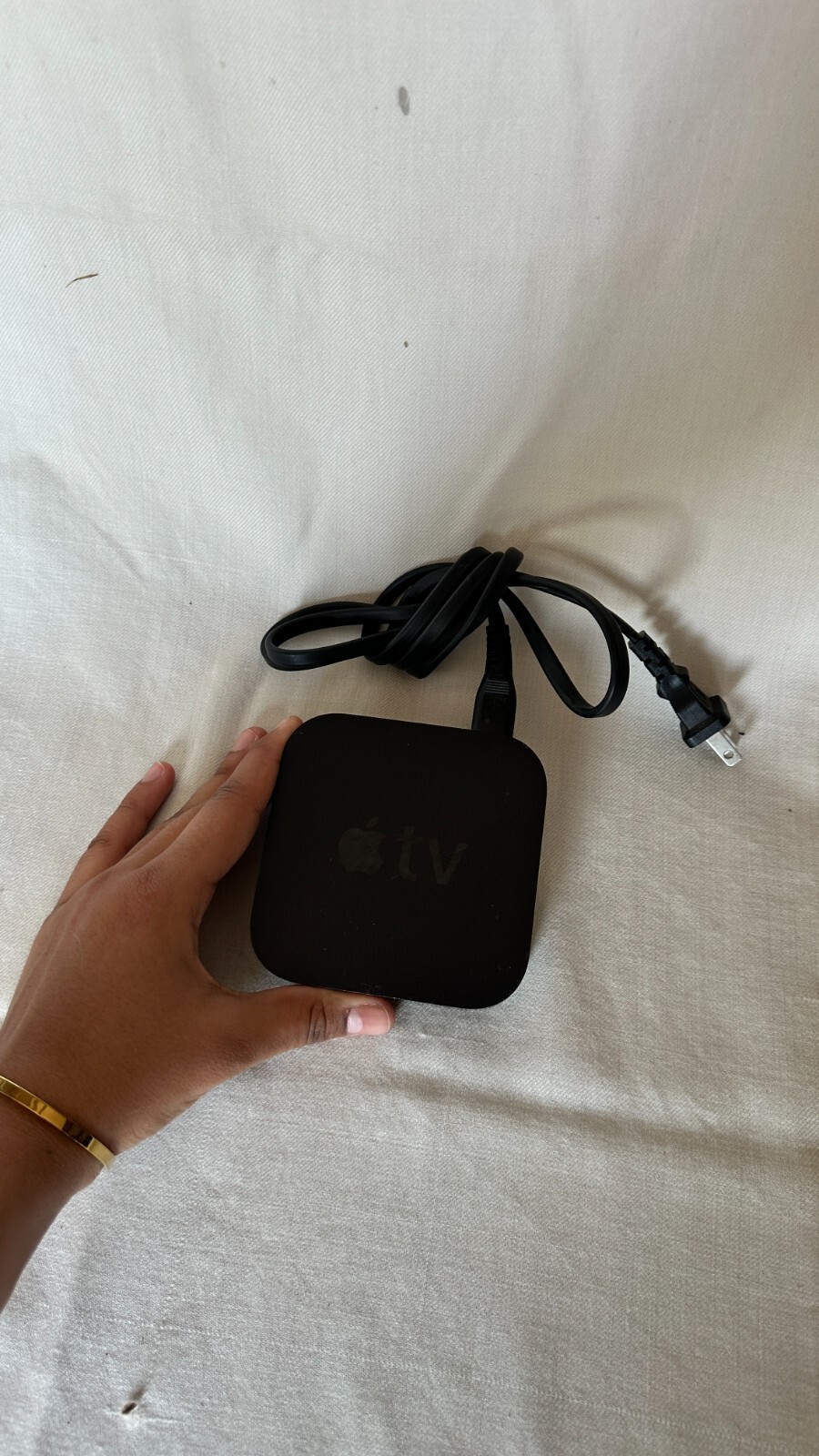 Apple TV HD Box with Power Cord – No Remote – Fully Functional