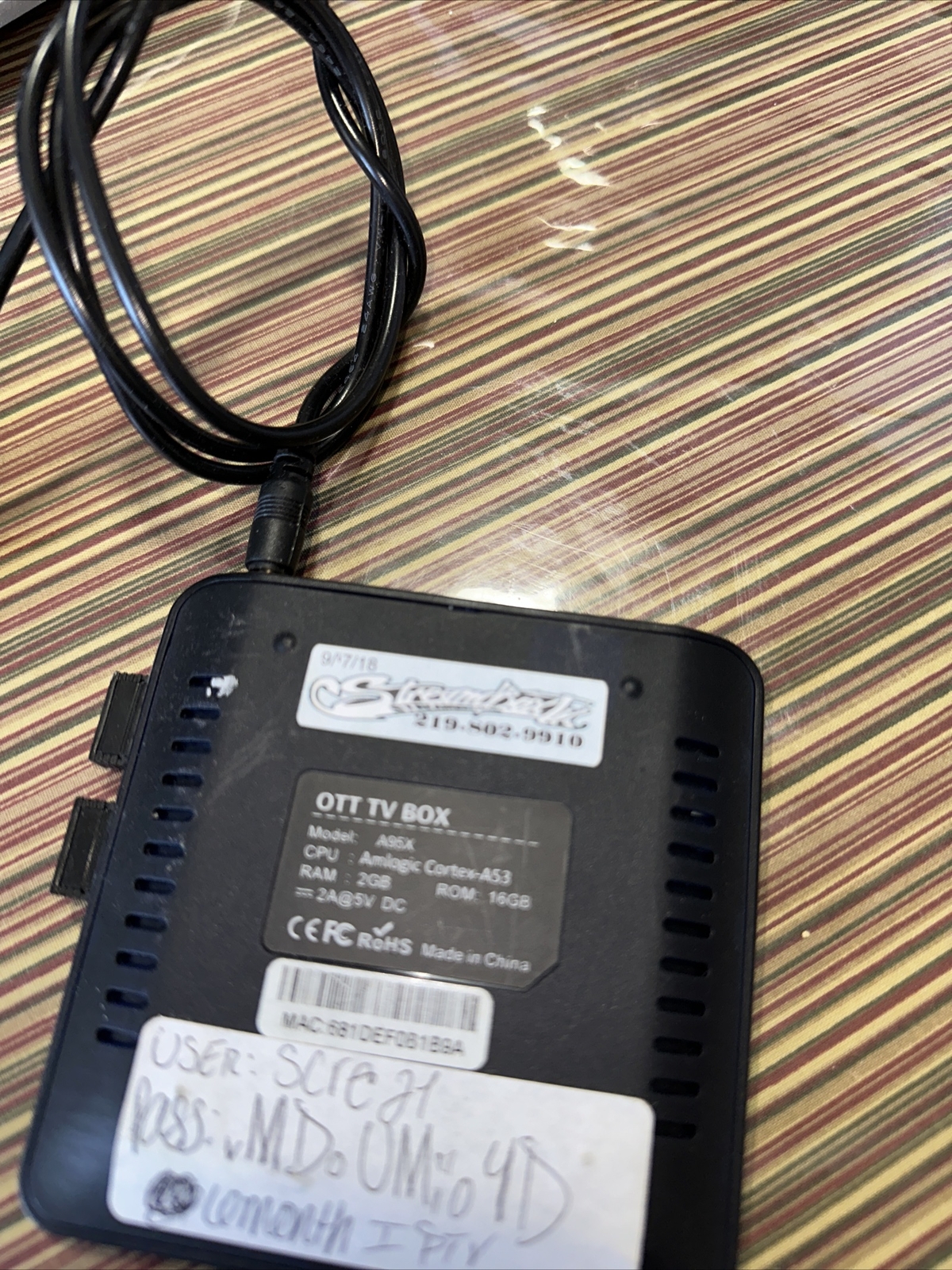 Ott Tv Box A95X Pro Android Streaming Box Backlit Remote