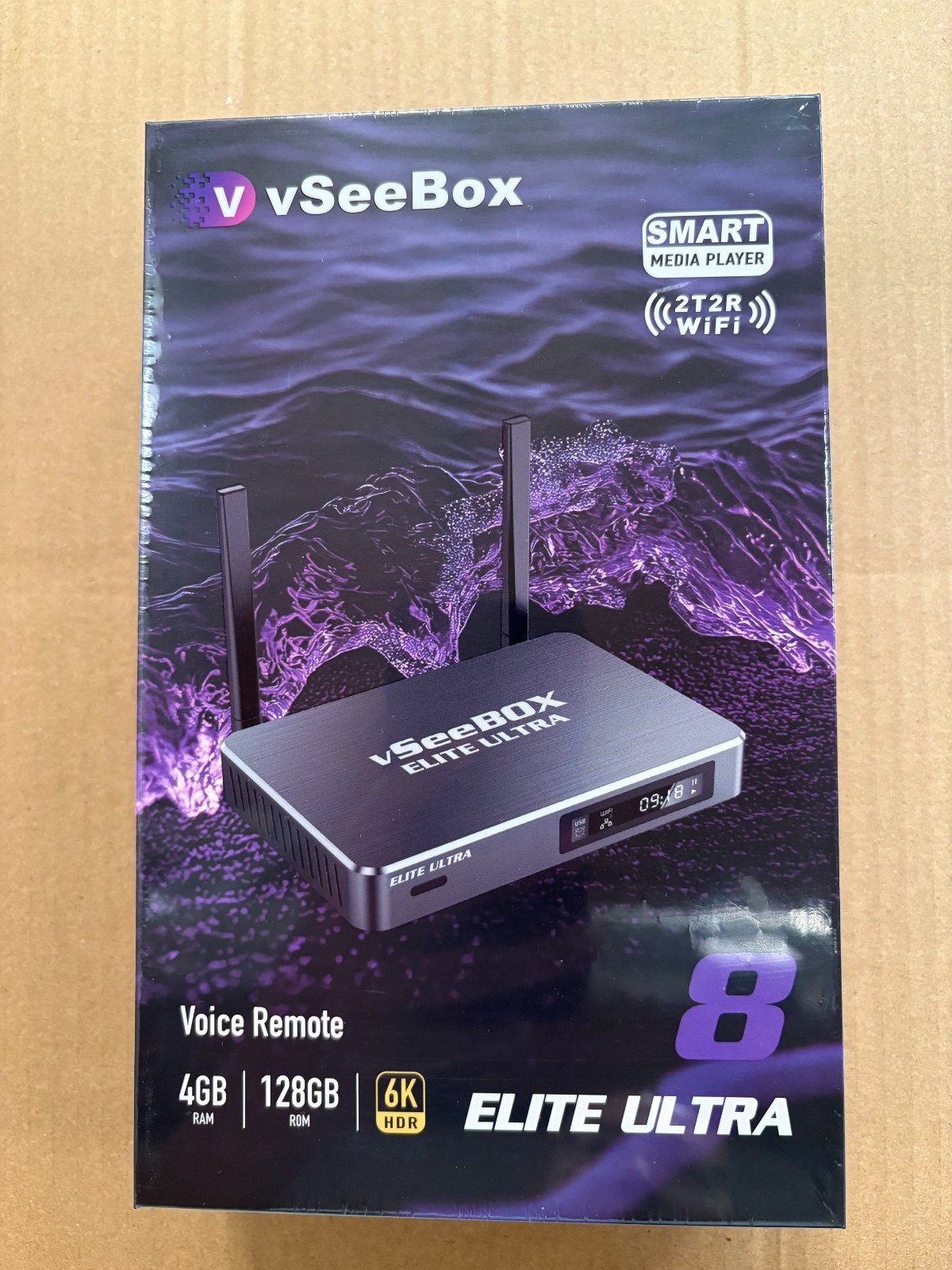 vSeeBox Elite Ultra – Shipped from the US 8K & HDR10 at 60 fps 4 GB RAM + 128 GB