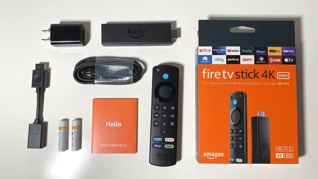 Amazon Fire TV Stick 4K MAX Streaming Device WiFi6 Alexa Voice Remote TV Control