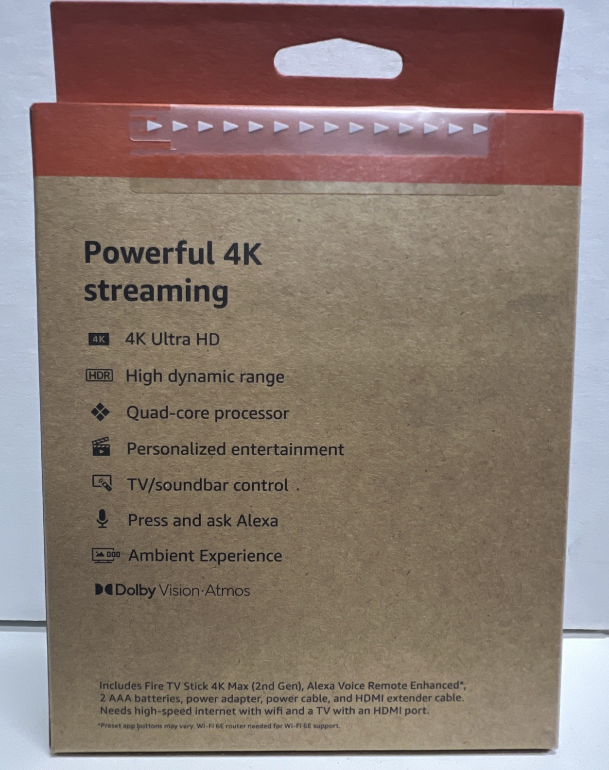 2024-Amazon Fire TV Stick 4K Max 16GB streaming device, supports Wi-Fi 6E, NEW**