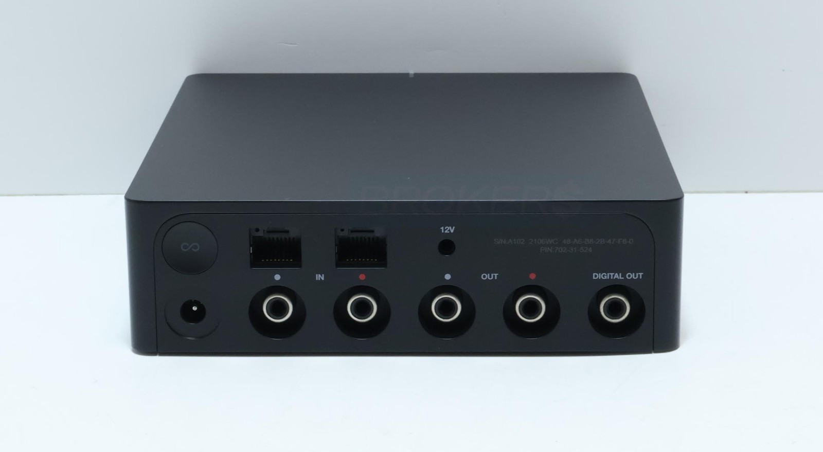 Sonos Port WiFi Network Streamer with Built-in DAC Model S23 – Black