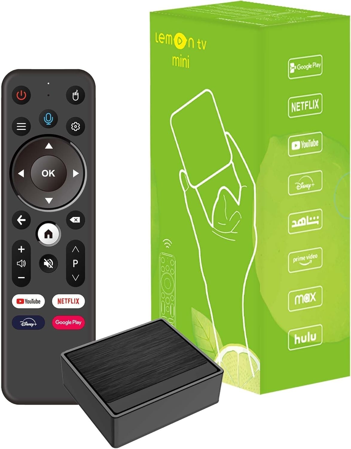Android 4K Chromecast Mini TV Box, Allwinner H618, Android 12, 2GB RAM, 16GB ROM