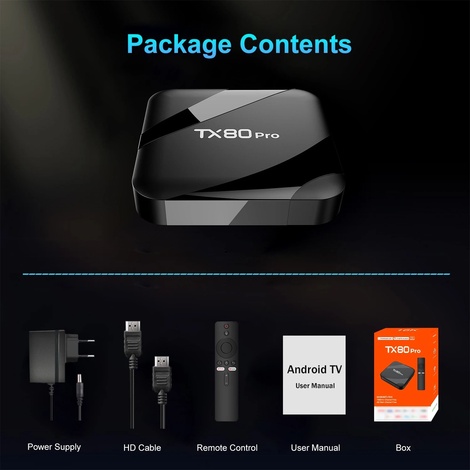 Velec TX80 Pro Android 16 Smart TV Box 16+256GB 8K Video Decoding Streaming 2026