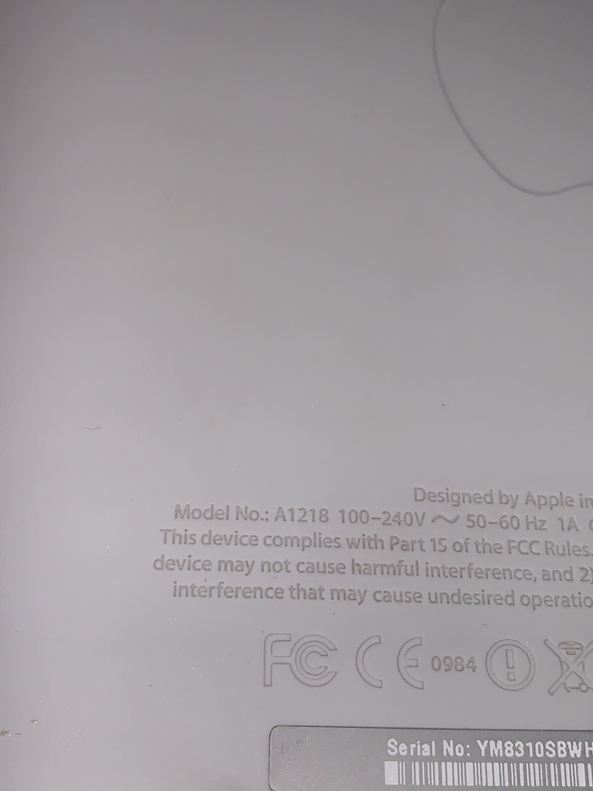 Original authentic genuine Apple TV 1st Generation model A1218 RGB Component