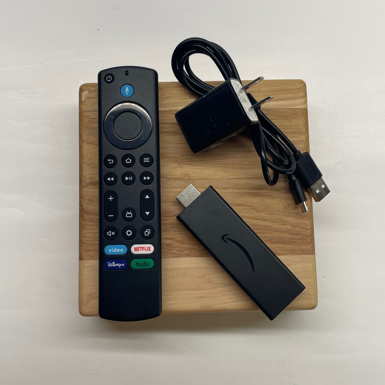 Amazon Fire Stick S3L46 + Voice Remote w/ Prime Netflix Disney+ Hulu Buttons
