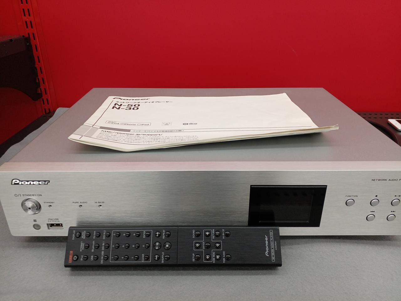 Pioneer N-50 Network Audio Player Used from Japan w/Accessories