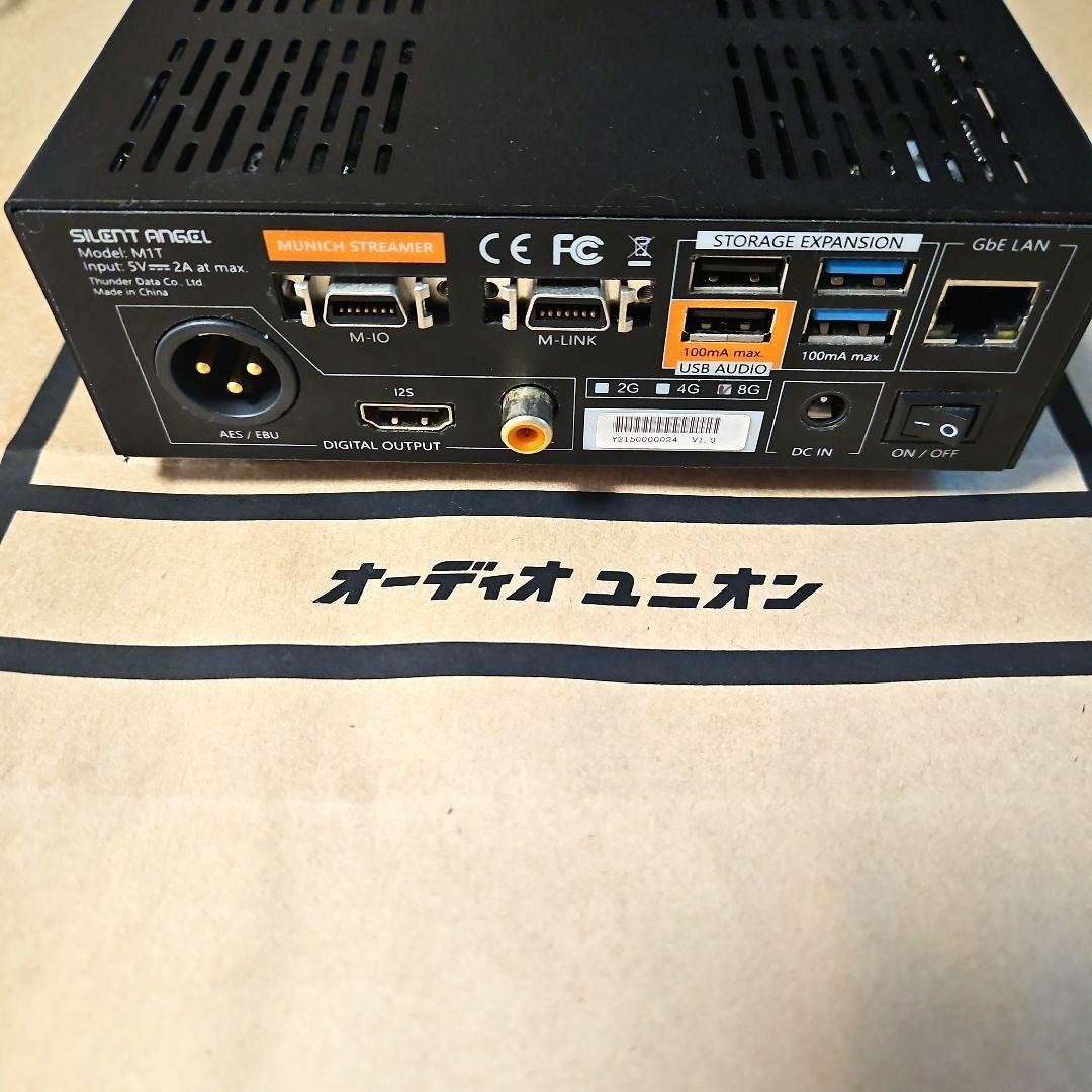 Silent Angel M1T 8GB Hi-Fi Music Streamer Audio Equipment AC 100V Japan Working