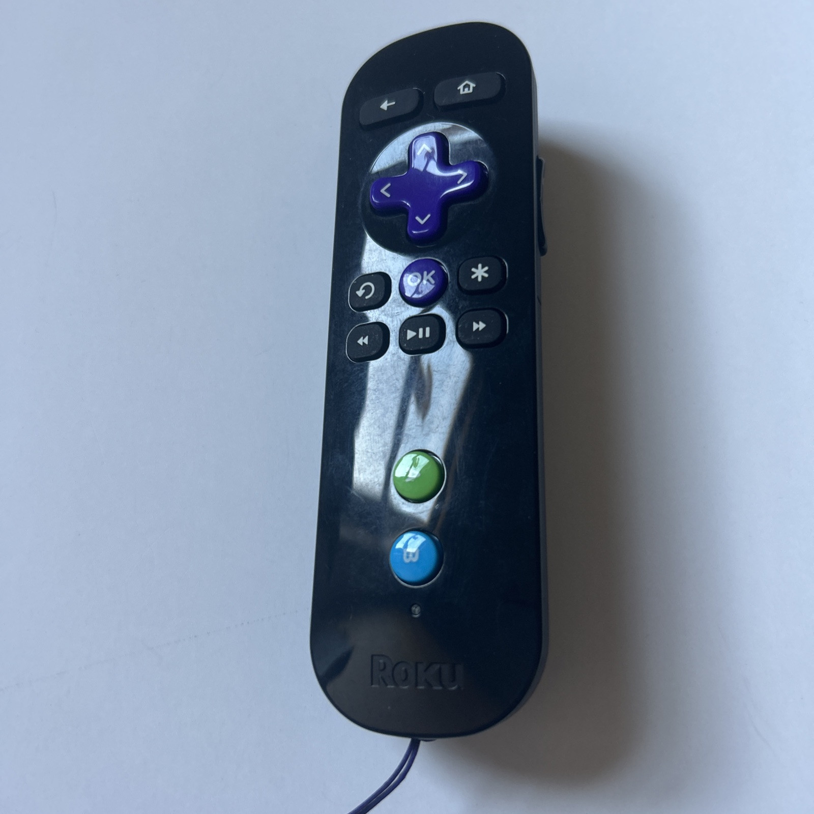 ROKU 3 MODEL 4200X-Remote-power cord-black-streaming-television-TV-system-tested