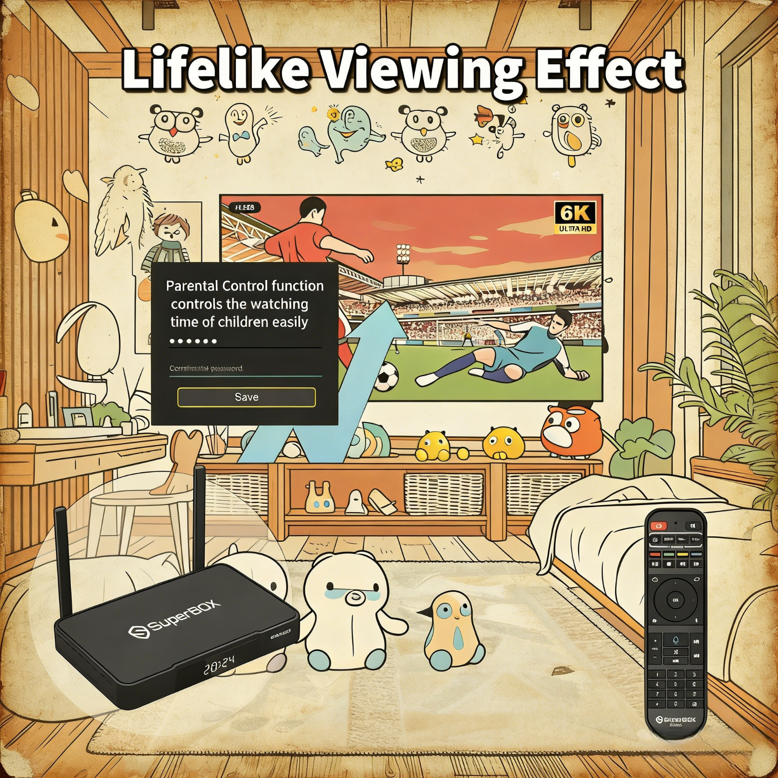 SuperBox S6 Pro 4K Android TV Box-Free Shipping