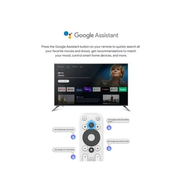 Android TV 4K UHD Streaming Device with Voice Remote Control Google Assistant…