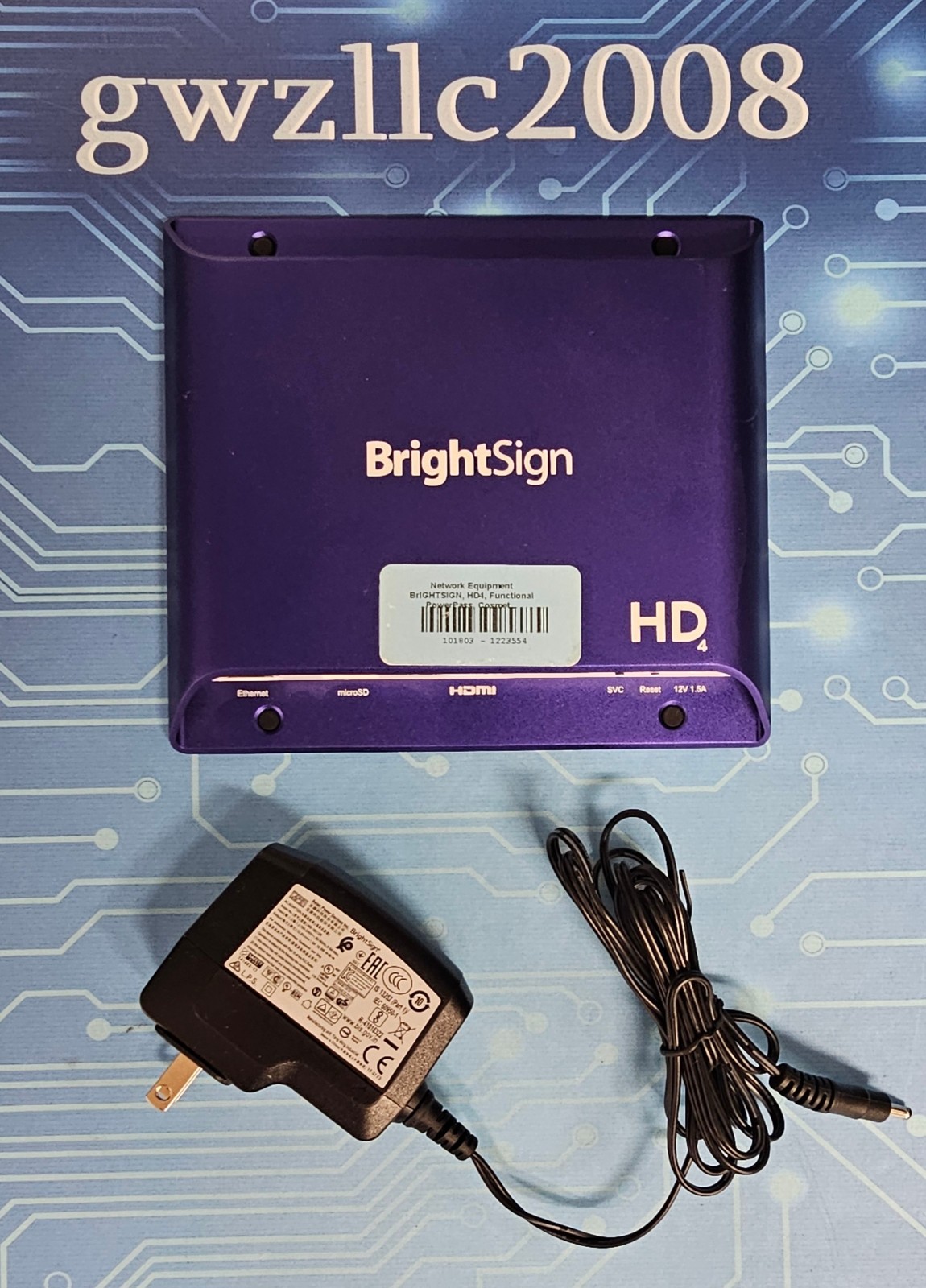 Brightsign HD224 4K Full HD Digital Signage Media Player – Standard I/O 4K60p
