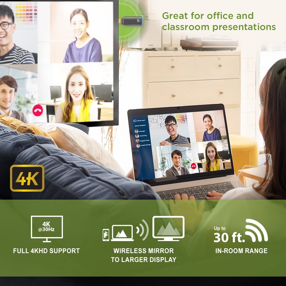 IOGEAR MINI Wireless 4K Screen Sharing