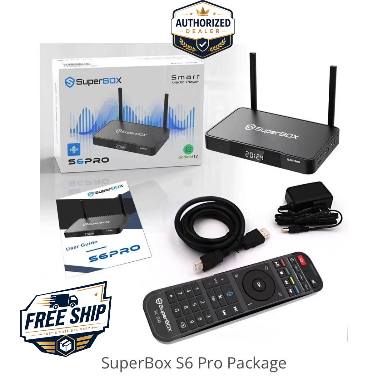 SuperBox S6 Pro BOX – Authorized Distributor – Free Shipping Android 12