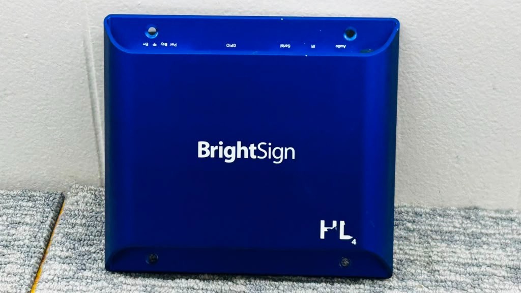 BrightSign HD4 HD1024 Digital Signage Player 4K HTML5 Expanded I/O – 0137533