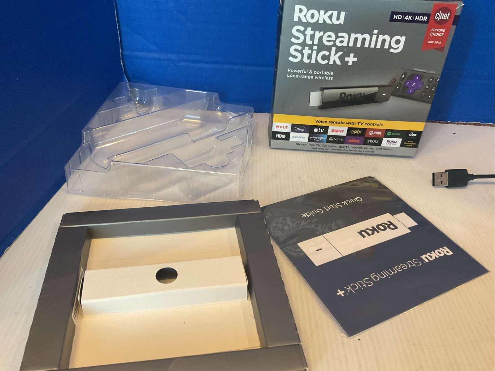 Roku Streaming Stick+ 3810R 4K Streaming Device with Voice Remote