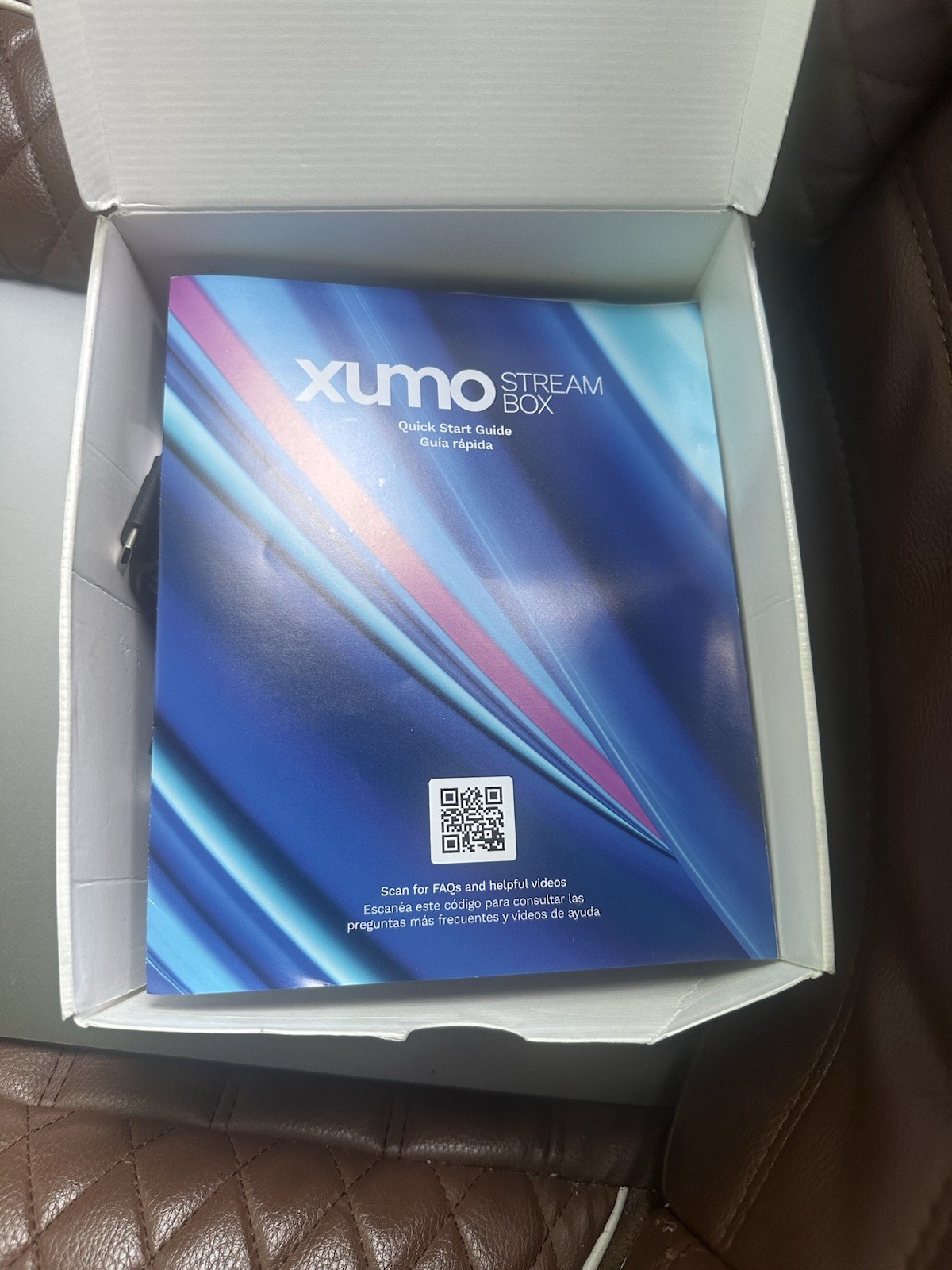 Xumo Stream Box 4K UHD Dolby Vision/Audio Voice Search 8GB HDMI Black