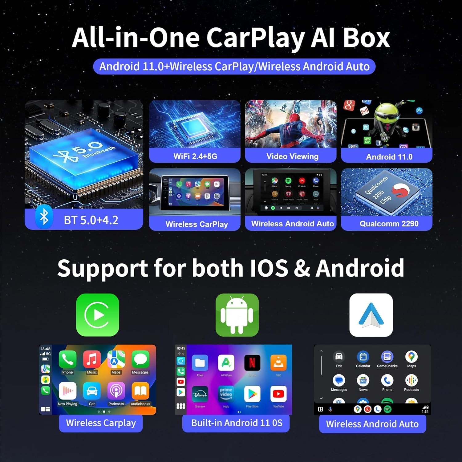 Magic Box 3.0 Max 2026 Upgrade, Support Netflix/YouTube/Dinsey+/Prime Video/…