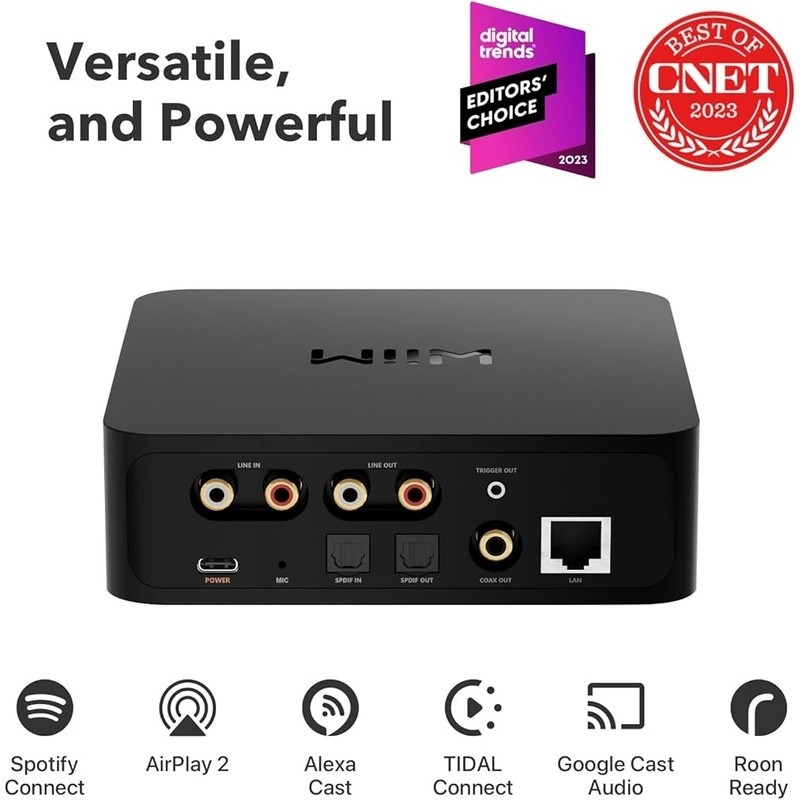 AirPlay 2 Receiver Google Cast Audio Hi-Res 192kHz Alexa Google Siri Compatible