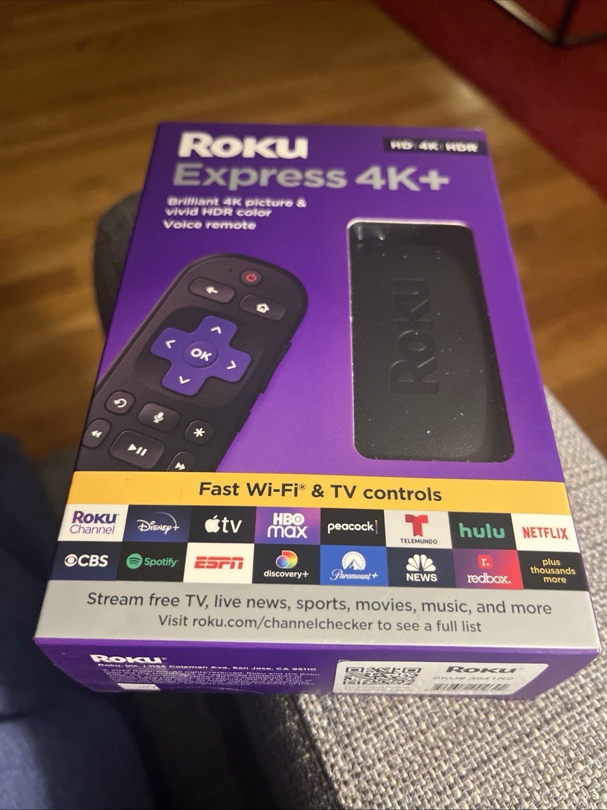 Roku Express 4K+ Media Streamer ~ 3941R2. New Inbox/Unopened.