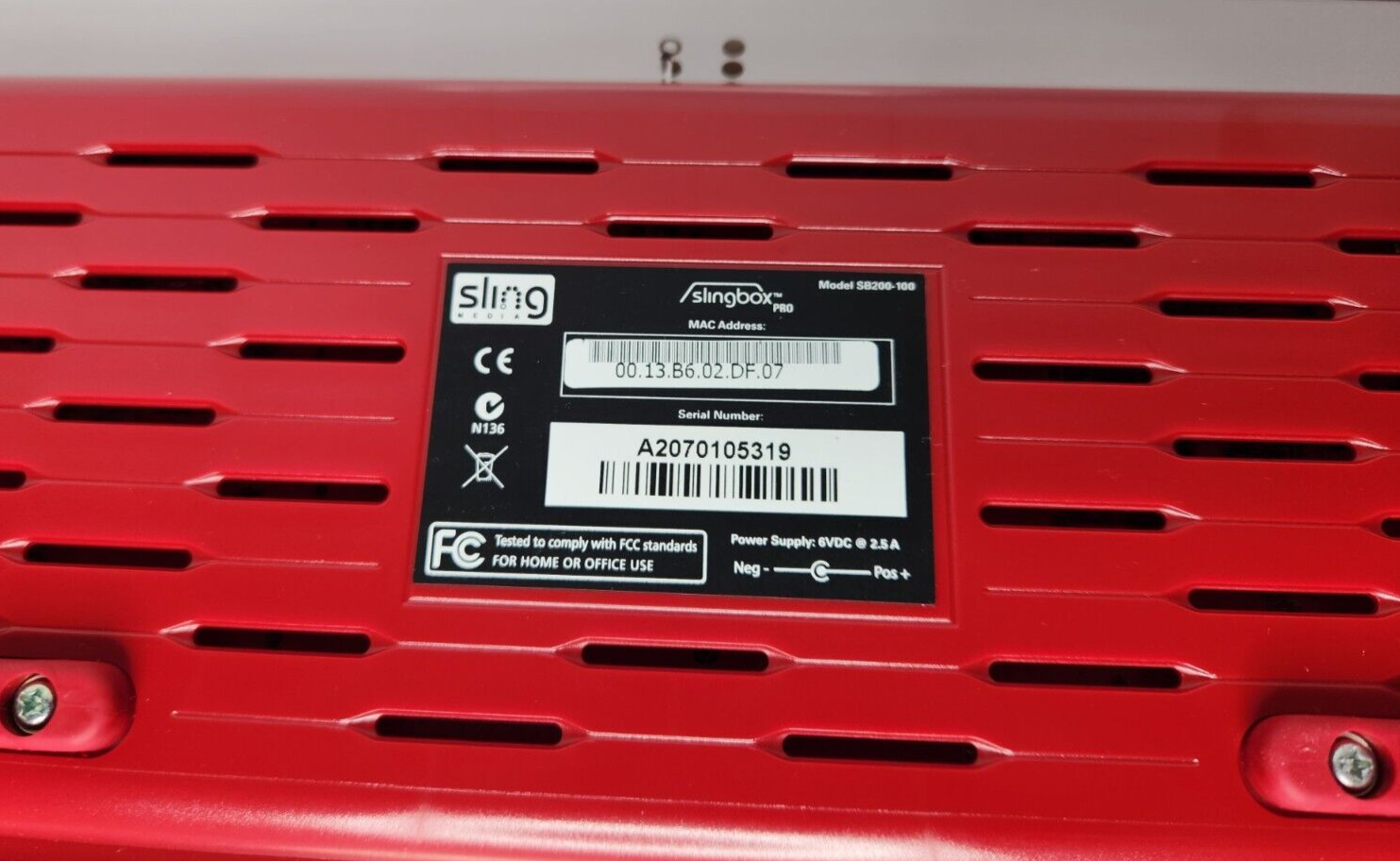 Sling Media Slingbox Pro SB200-100 Digital Media Streaming Streamer Box