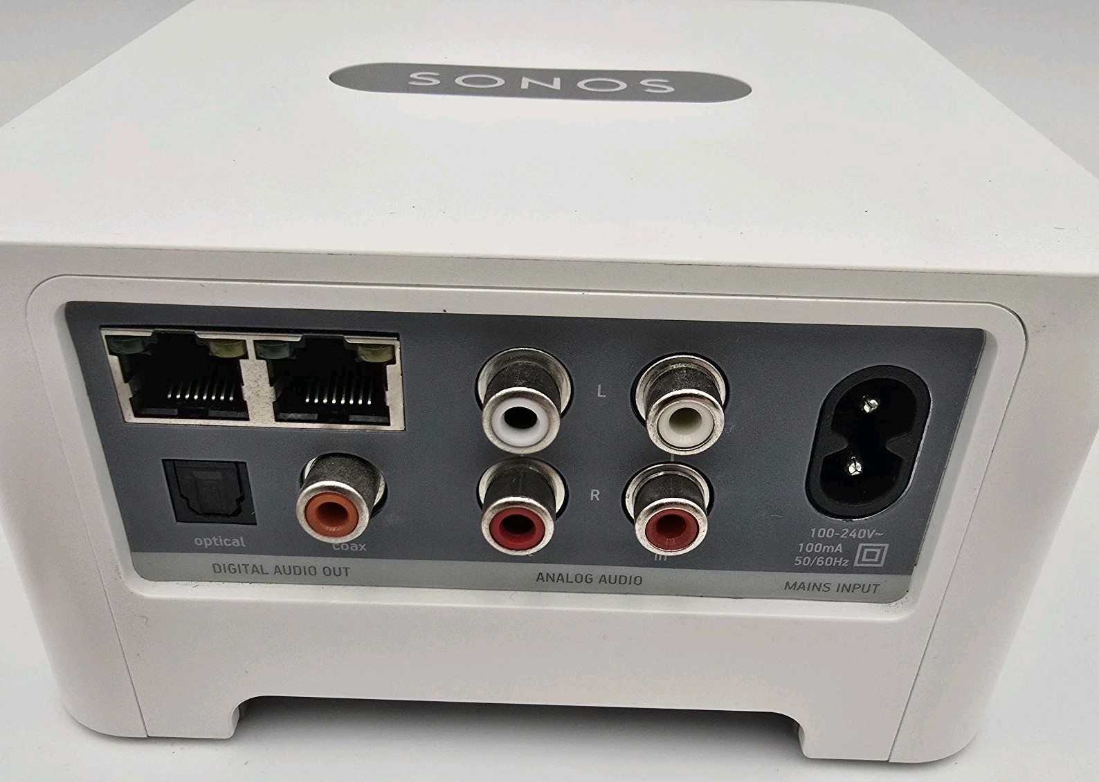 Sonos Connect Pre-Amp Home Audio Receiver 1st Gen [S1 App] Tested w/ RCA Cables