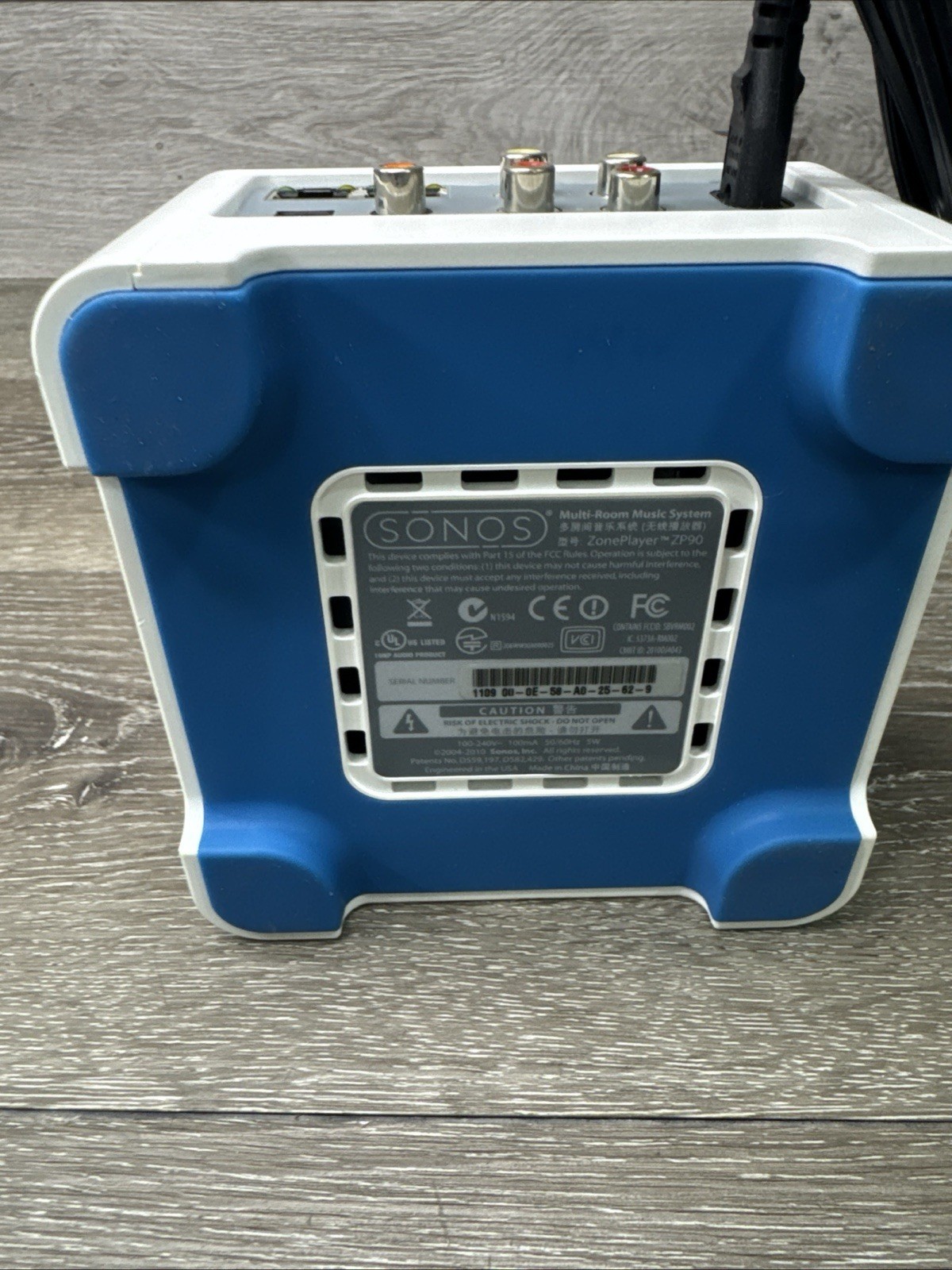 Sonos ZonePlayer ZP90 with Power Cord
