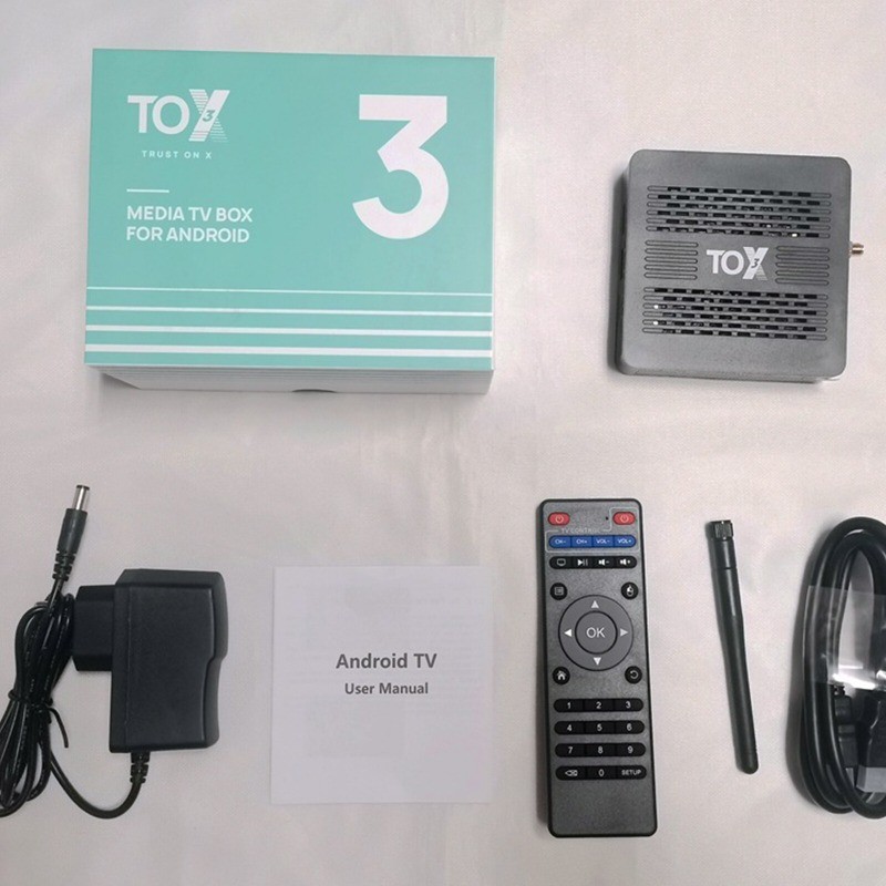 TOX3 Quad Core Amlogic S905X4 Android 11.0 4GB+32GB Smart TV Box 2.4G 5G 1000M