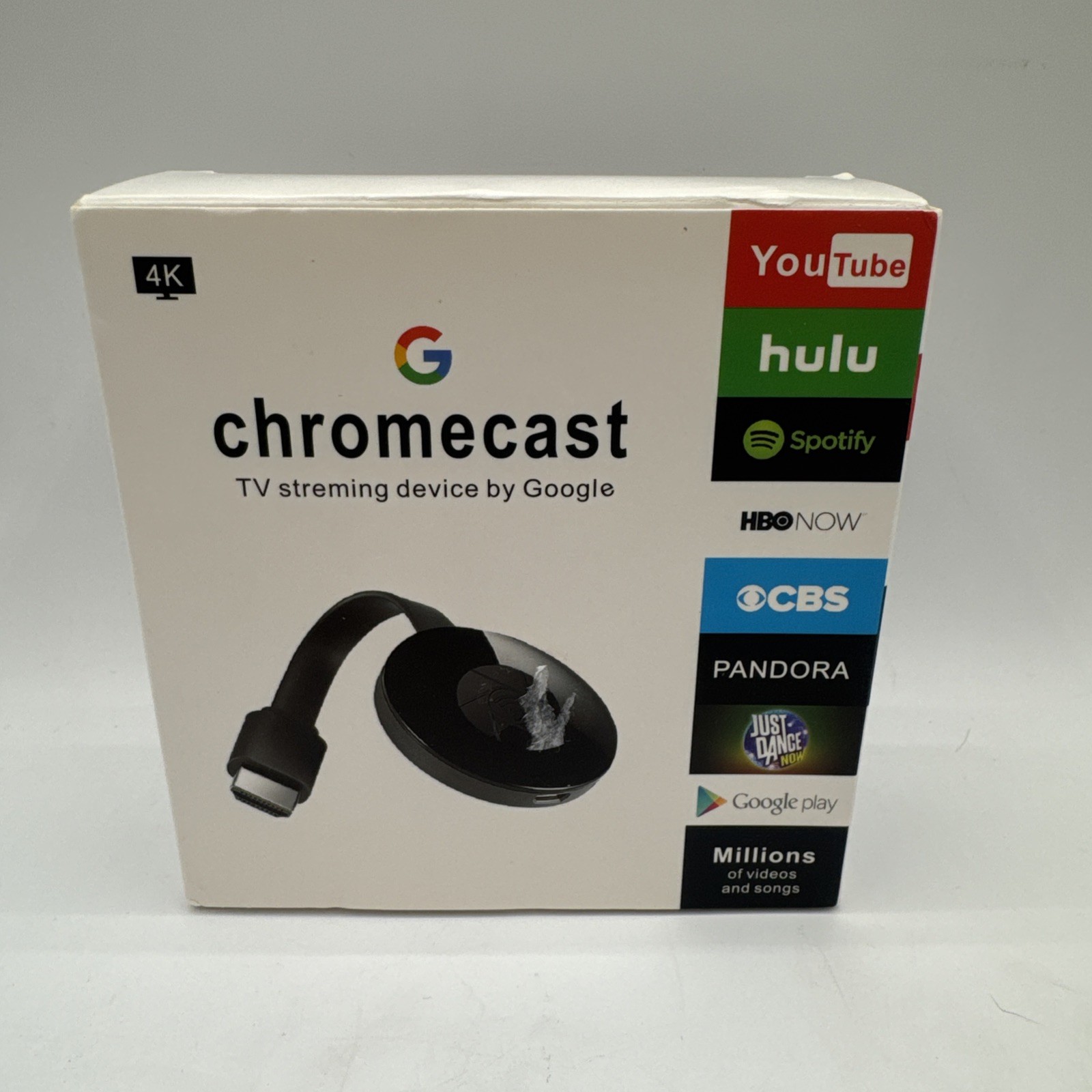 New Chromecast 2nd Gen HDMI TV Streaming Device Google 1080P HD