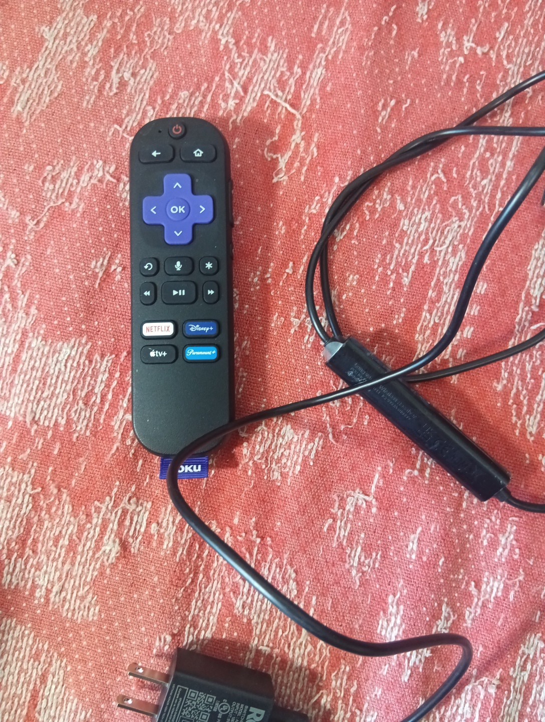 Roku Streaming Stick 4K with Voice Remote and Wireless Receiver Free Shipp TD4D