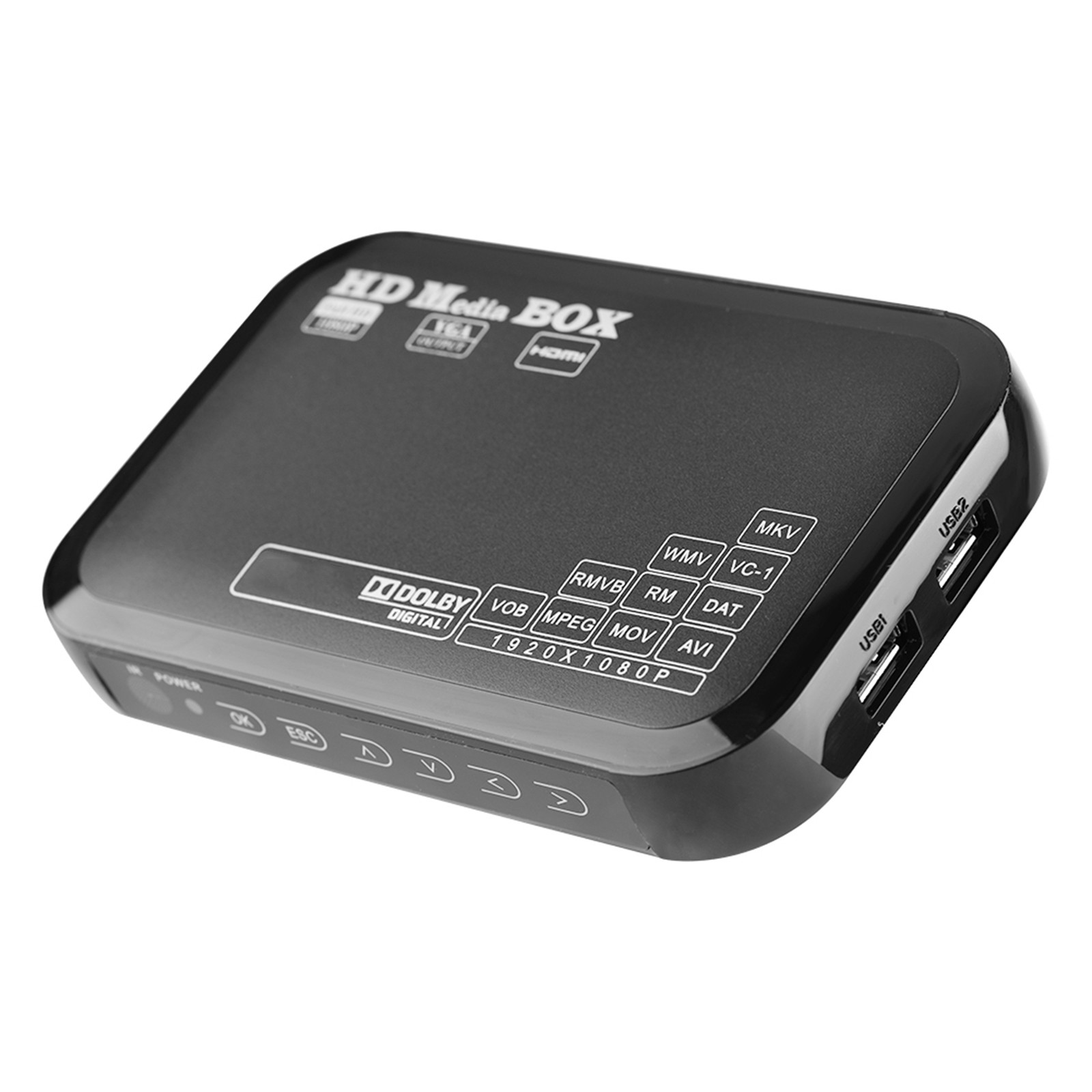 Mini HD 1080P Media Player Box Compact Design For Movies