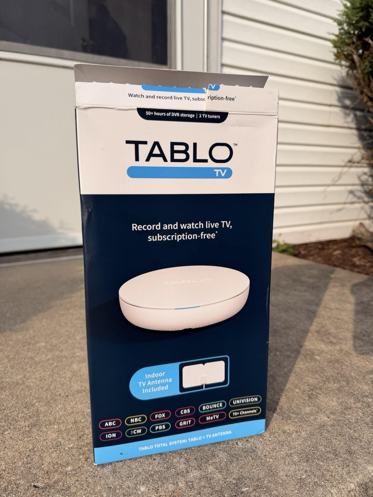 Tablo TV 4th Gen 2-Tuner 50+ Hours DVR with Antenna Watch Record Live TV Tested