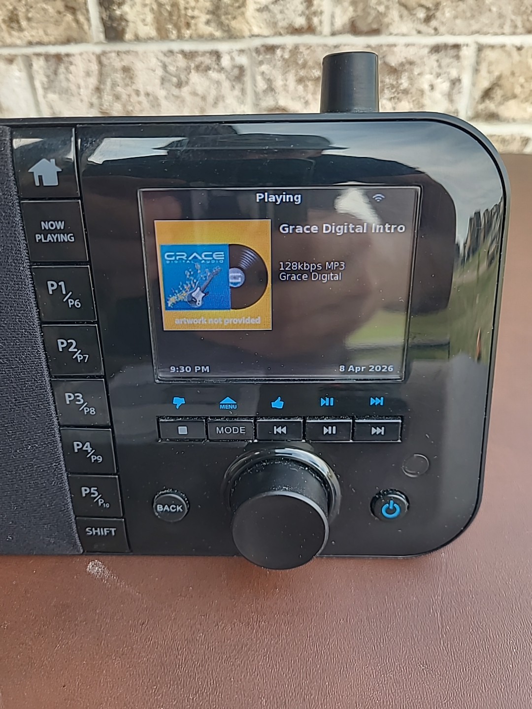 Grace Digital GDI‑IRC6000 Internet Radio Wi‑Fi Bluetooth Smart Radio w/ Alarm