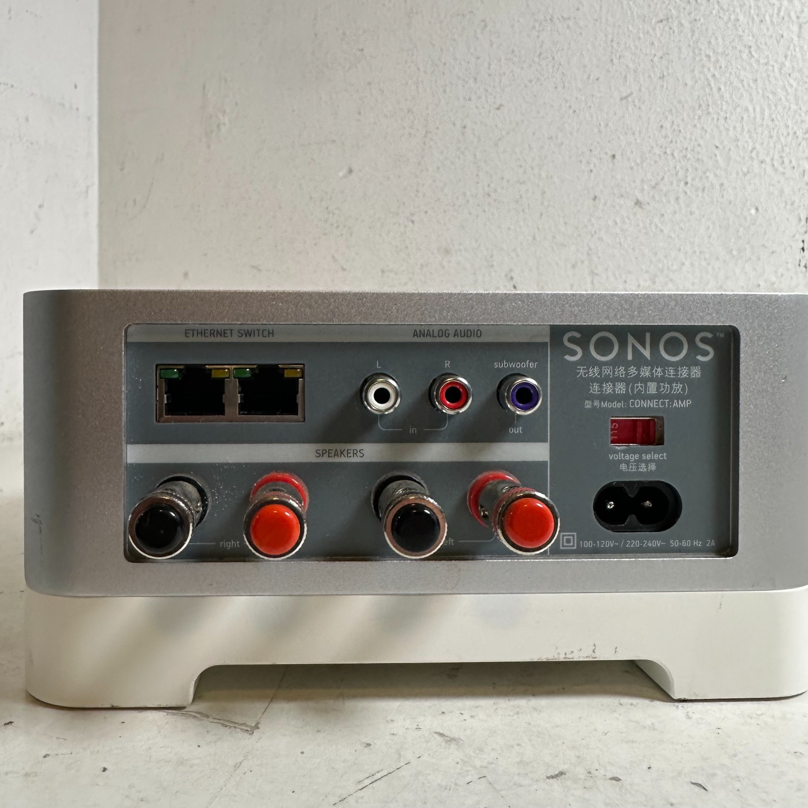 Sonos Connect:AMP First Generation White WiFi Wireless Streaming Amplifier