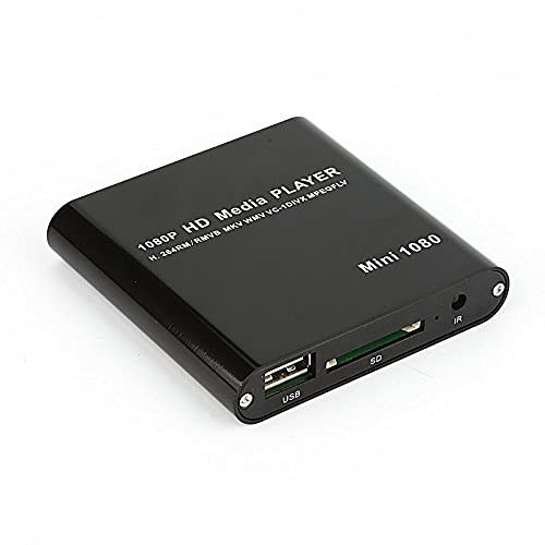 Mini HDMI Media Player 1080P USB SD Card Support AVI MKV MPEG JPEG MOV