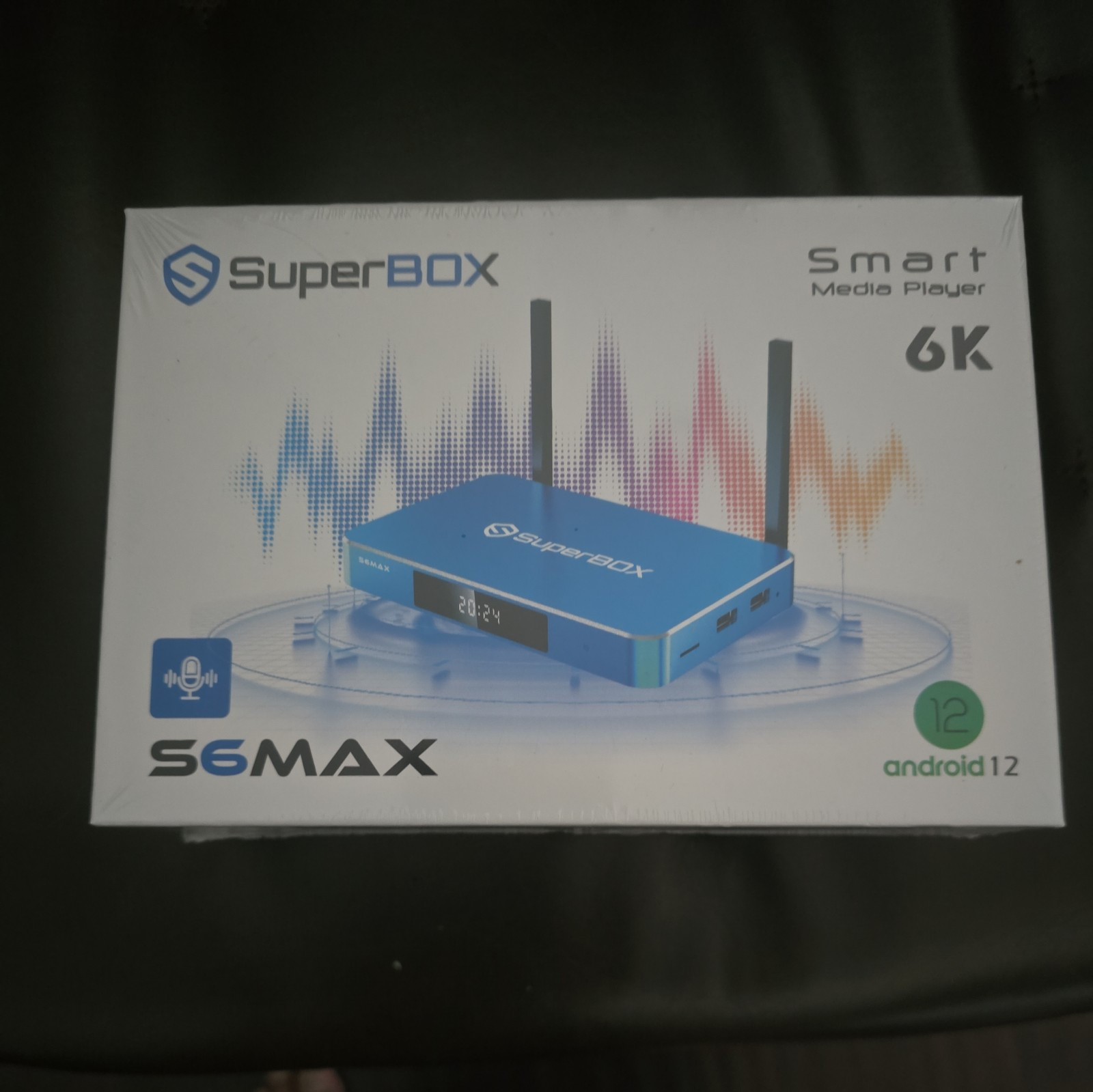 NEW 2025 Model-SuperBox S6 Max, 6K UltraHD, BlueTooth Voice Command