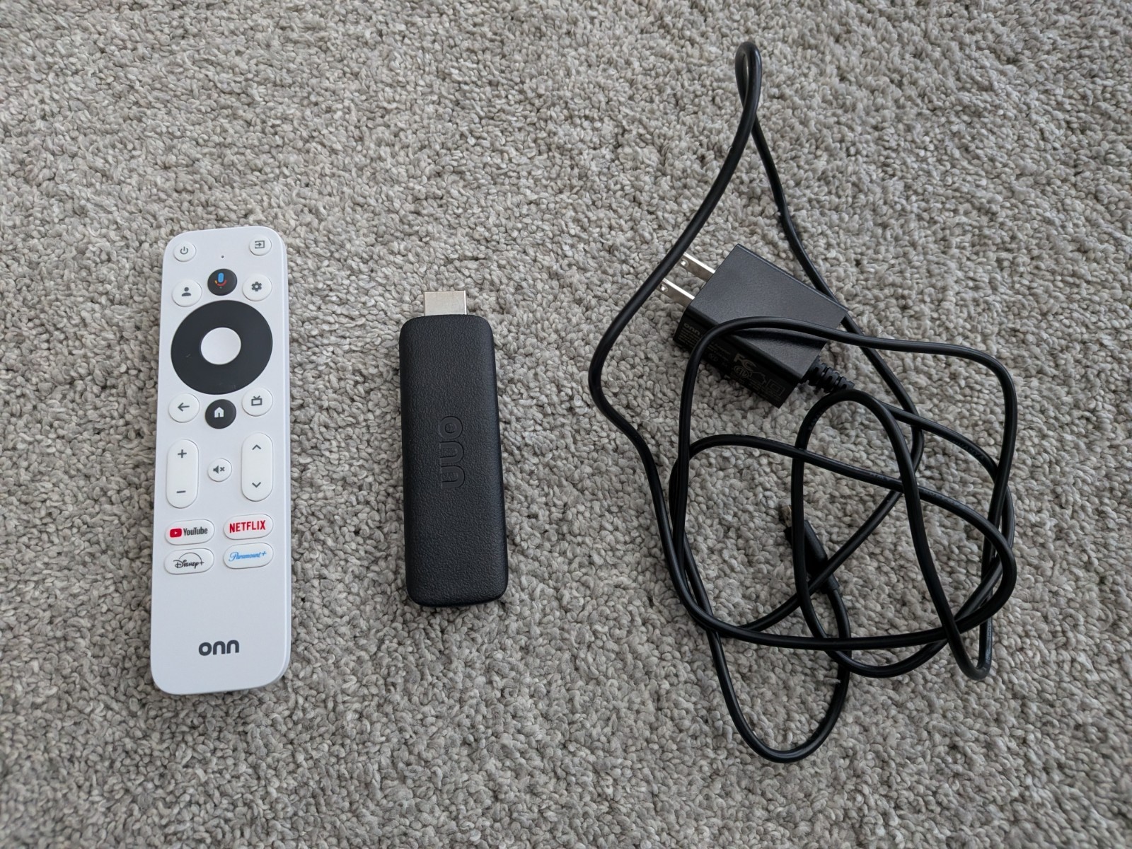 Onn Full HD 1080P Streaming Device + Google TV + Remote Control w/ Voice Control