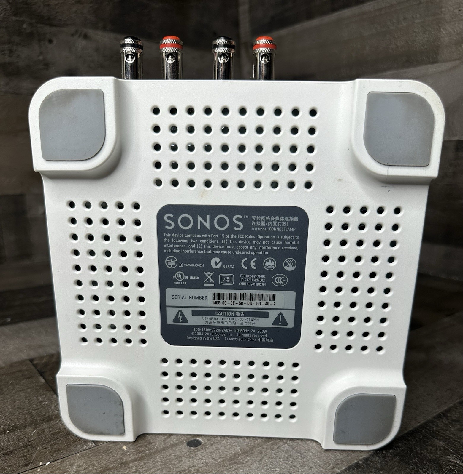 Sonos Connect Amp Digital Music Streamer Gen 1 S1